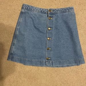 American Apparel Denim Skirt